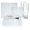 Smarty Had A Party Clear Square Plastic Wedding Value Set, 720PK 6929VS120 - alternate 1